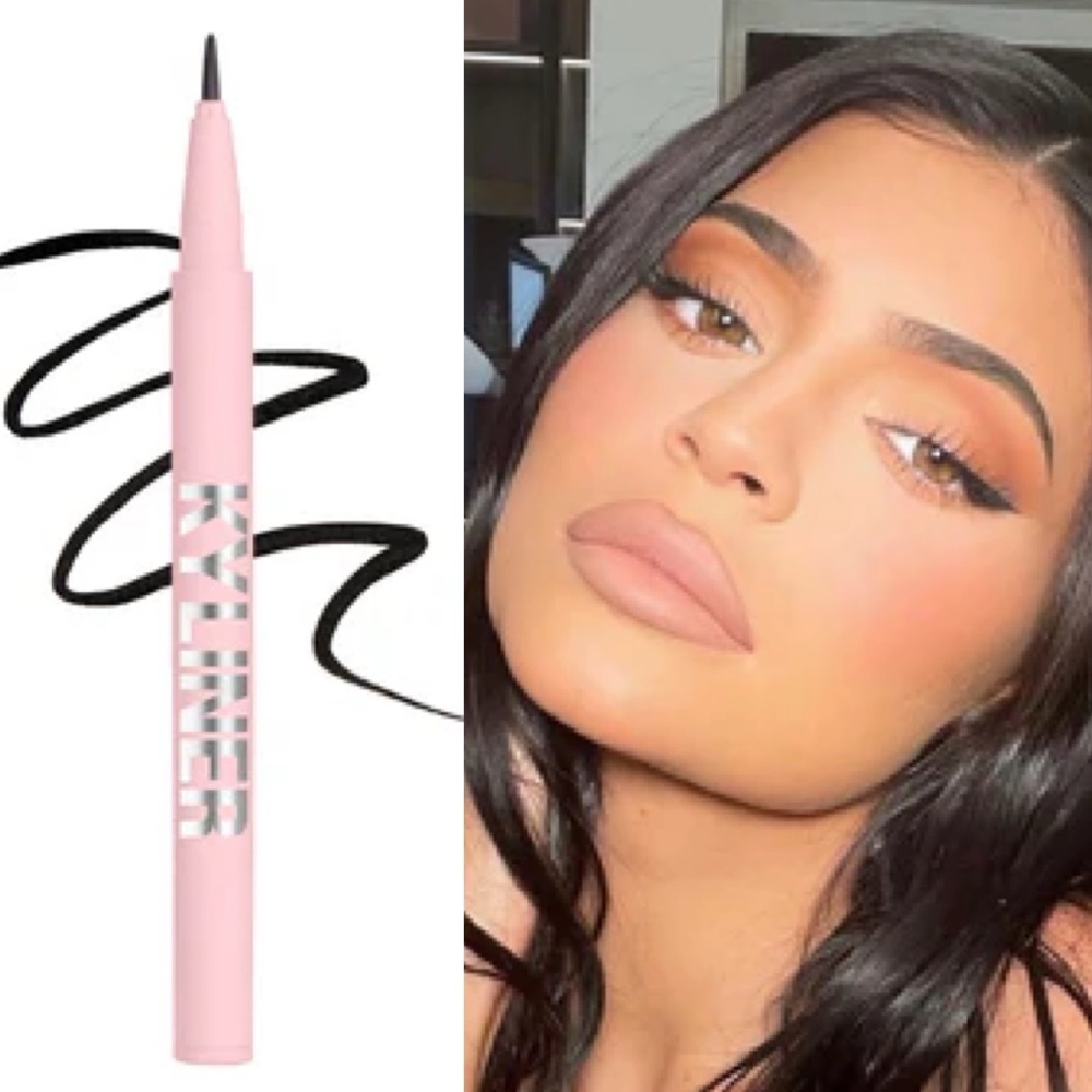 Kylie Cosmetics Kyliner Brush Tip Liquid Eyeliner Pen in Black